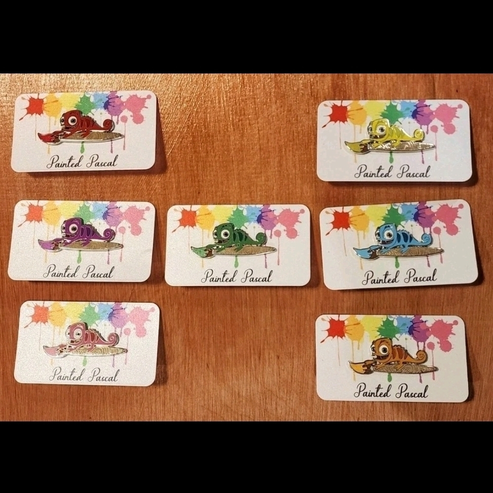 Painted Pascal Disney Fantasy Pin Set